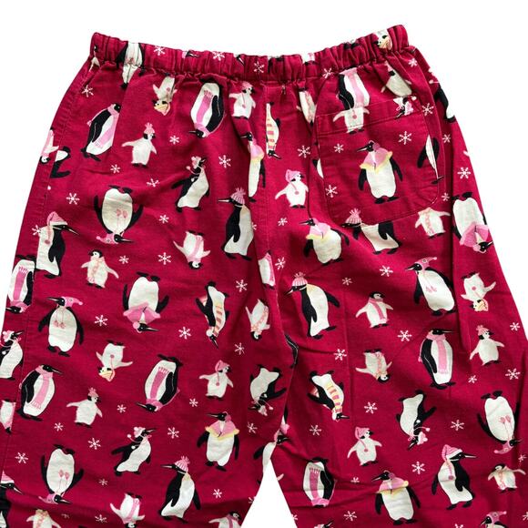 DELICATES Winter Penguins Flannel Pajama Pants Holiday Christmas SZ XS - Picture 4 of 8
